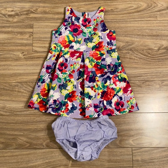 Janie and Jack Floral Dress 18-24 Months - Picture 2 of 5